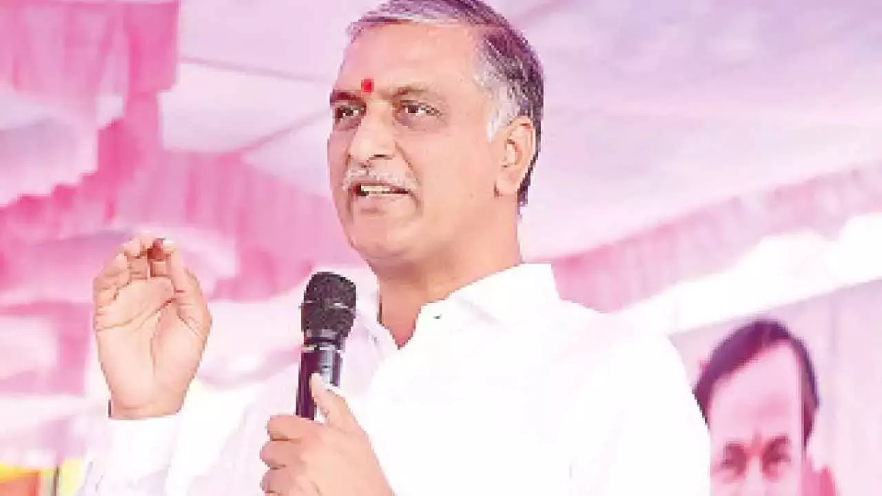 Harish Rao ने सिंचाई और अधूरे वादों को लेकर कांग्रेस को चुनौती दी