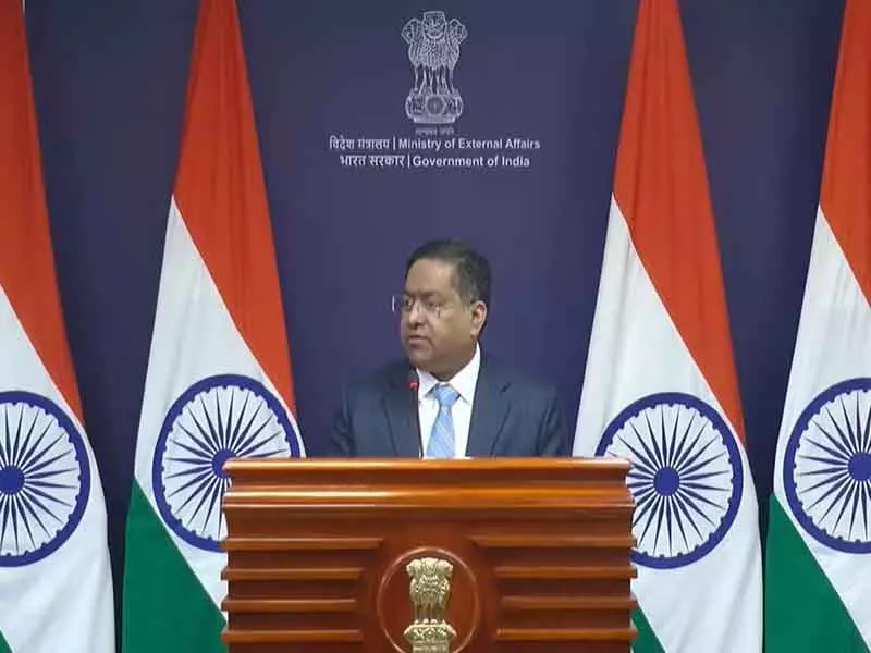 विदेश मंत्रालय ने भारत-न्यूजीलैंड FTA को ऐतिहासिक डील और बड़े आर्थिक फायदे वाली बताया विदेश मंत्रालय ने भारत-न्यूजीलैंड FTA को ऐतिहासिक डील और बड़े आर्थिक फायदे वाली बताया