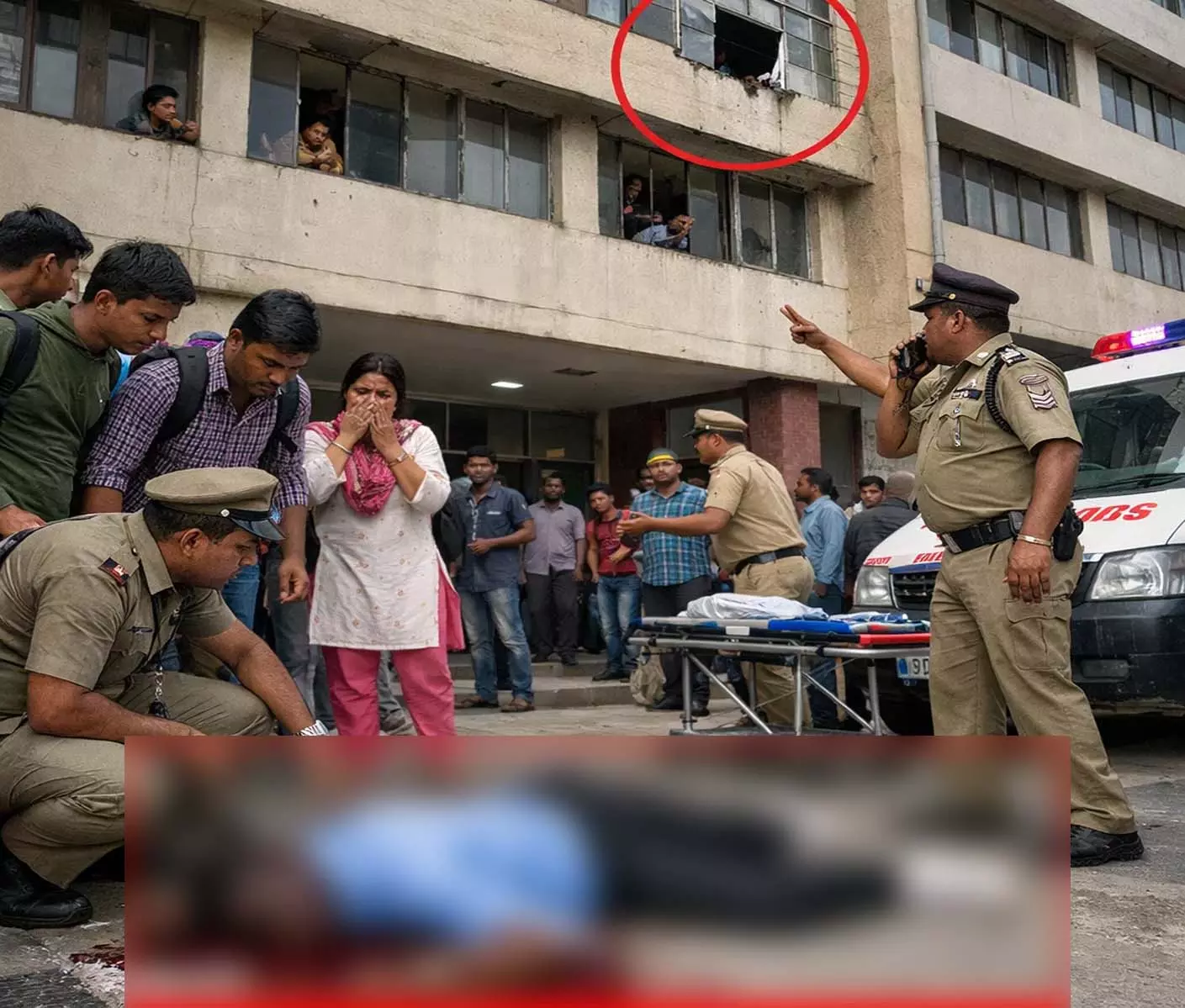 कलिंगा यूनिवर्सिटी की इमारत से गिरी नाइजीरियाई छात्र, मौत कलिंगा यूनिवर्सिटी की इमारत से गिरी नाइजीरियाई छात्र, मौत