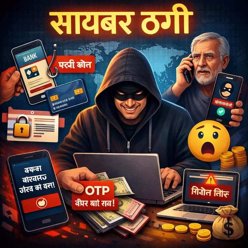 रायपुर में HPCL मैनेजर के साथ साइबर ठगी, FIR दर्ज रायपुर में HPCL मैनेजर के साथ साइबर ठगी, FIR दर्ज