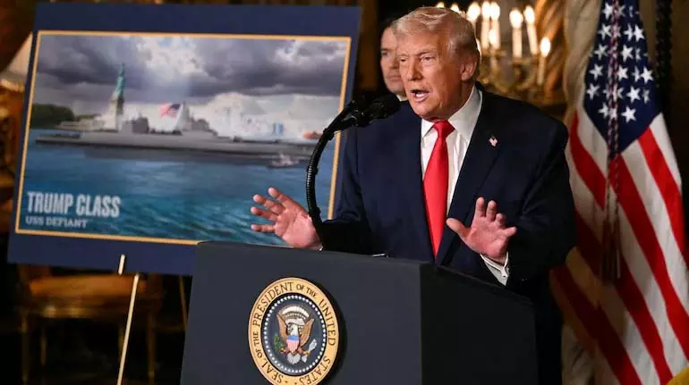 परमाणु क्षमता वाले Trump-Class युद्धपोत: बड़े दावे और मुश्किल सवाल परमाणु क्षमता वाले Trump-Class युद्धपोत: बड़े दावे और मुश्किल सवाल