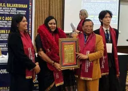 SC की वकील नीता वर्मा को बैंकॉक कॉन्फ्रेंस में इंटरनेशनल अवॉर्ड मिला SC की वकील नीता वर्मा को बैंकॉक कॉन्फ्रेंस में इंटरनेशनल अवॉर्ड मिला