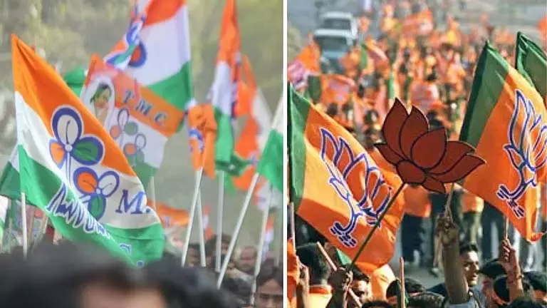सरकारी ज़मीन पर कब्ज़े में तृणमूल नेता शामिल, मूर्ति विवाद में BJP शामिल सरकारी ज़मीन पर कब्ज़े में तृणमूल नेता शामिल, मूर्ति विवाद में BJP शामिल