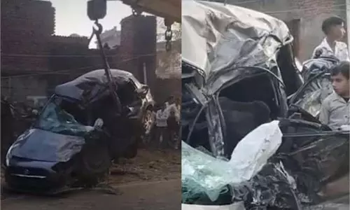 Haryana: भीषण सड़क हादसा, 3 दोस्तों की दर्दनाक मौत, 2 गंभीर