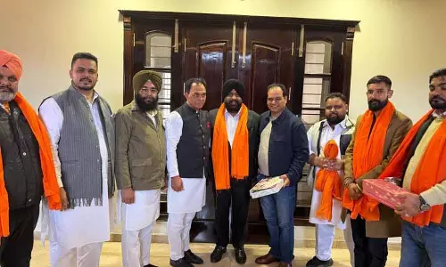 चुनावी जीत के बाद AAP नेताओं ने सांसद छब्बेवाल से मुलाकात की