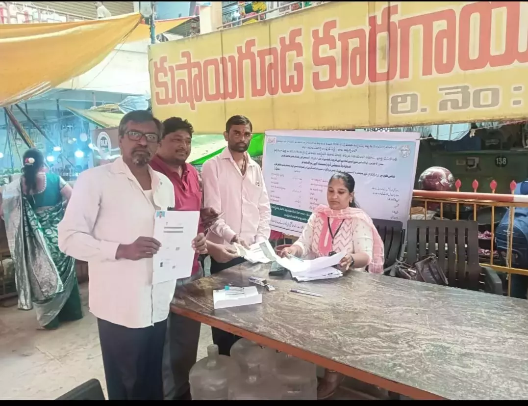 Telangana : FSSAI कैंप में 926 सब्जी विक्रेताओं ने आवेदन किया