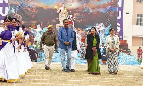 छात्रों के विकास को बढ़ावा देने के लिए स्कूल के मैदानों में Magnolympics का आयोजन किया गया