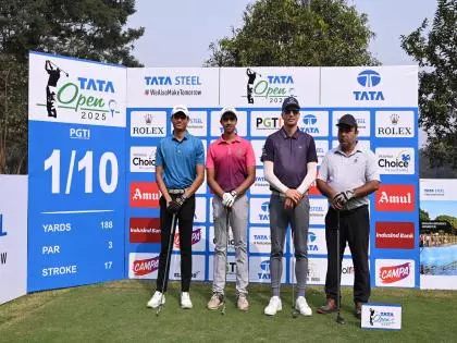 जोशुआ सील और उनकी टीम ने टाटा ओपन 2025 का प्रो-एम इवेंट जीत लिया जोशुआ सील और उनकी टीम ने टाटा ओपन 2025 का प्रो-एम इवेंट जीत लिया