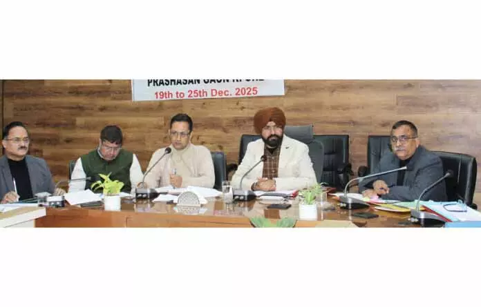 Doda में जिला कैपेक्स बजट के कार्यान्वयन की समीक्षा की गई Doda में जिला कैपेक्स बजट के कार्यान्वयन की समीक्षा की गई
