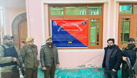 घाटी में नशीली दवाओं के खिलाफ पुलिस का अहम अभियान घाटी में नशीली दवाओं के खिलाफ पुलिस का अहम अभियान