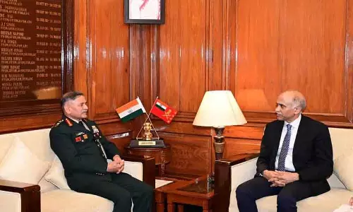 सेना प्रमुख और राजदूत ने संयुक्त राष्ट्र शांति अभियानों में India की भूमिका पर चर्चा की सेना प्रमुख और राजदूत ने संयुक्त राष्ट्र शांति अभियानों में India की भूमिका पर चर्चा की