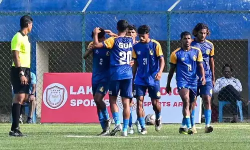 Santosh Trophy मैच में गोवा ने कर्नाटक को हार से बचाया Santosh Trophy मैच में गोवा ने कर्नाटक को हार से बचाया