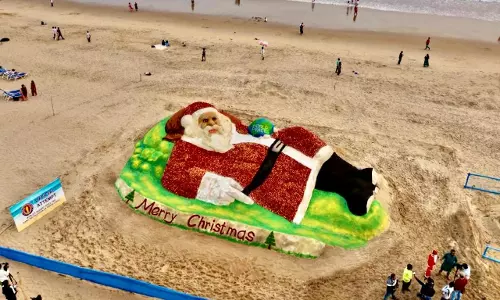 Sudarshan Patnaik का बयान, वर्ल्ड रिकॉर्ड हमारे लिए क्रिसमस का तोहफा Sudarshan Patnaik का बयान, वर्ल्ड रिकॉर्ड हमारे लिए क्रिसमस का तोहफा