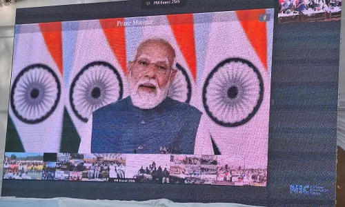 PM मोदी ने वर्चुअल संवाद कर खिलाड़ियों को दिया सन्देश PM मोदी ने वर्चुअल संवाद कर खिलाड़ियों को दिया सन्देश
