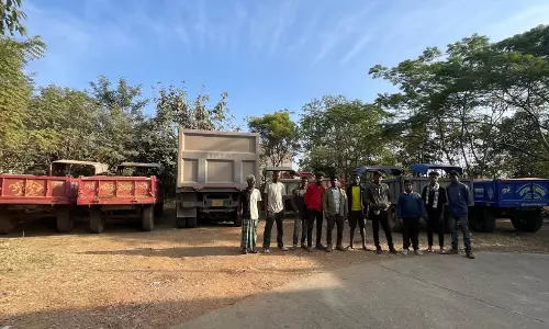 खनिज विभाग की सख्त कार्रवाई जारी, 11 वाहन जब्त