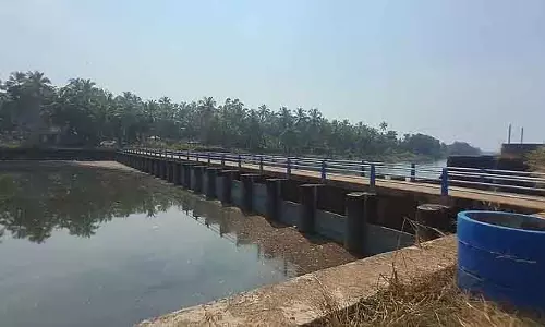 Brahmavar : पानी का स्तर गिरने से किसान परेशान Brahmavar : पानी का स्तर गिरने से किसान परेशान