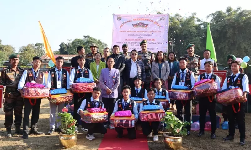 Arunachal के छात्र असम राइफल्स के गुजरात दौरे में शामिल हुए