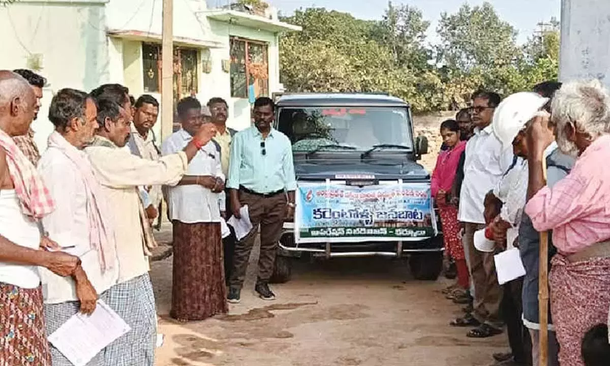 Andhra: करेंटोल्ला जनाबाटा दूर पहाड़ी गांव तक पहुंचा