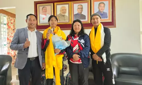 Sikkim कराटेका मुस्कान तमांग ने 69वें राष्ट्रीय स्कूल खेलों में कांस्य पदक जीता Sikkim कराटेका मुस्कान तमांग ने 69वें राष्ट्रीय स्कूल खेलों में कांस्य पदक जीता