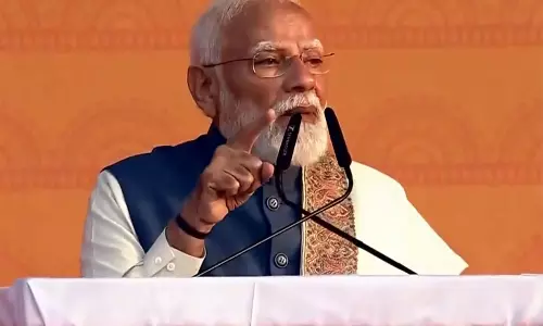PM मोदी ने लखनऊ में कांग्रेस और सपा पर अंबेडकर विरासत नष्ट करने का आरोप लगाया
