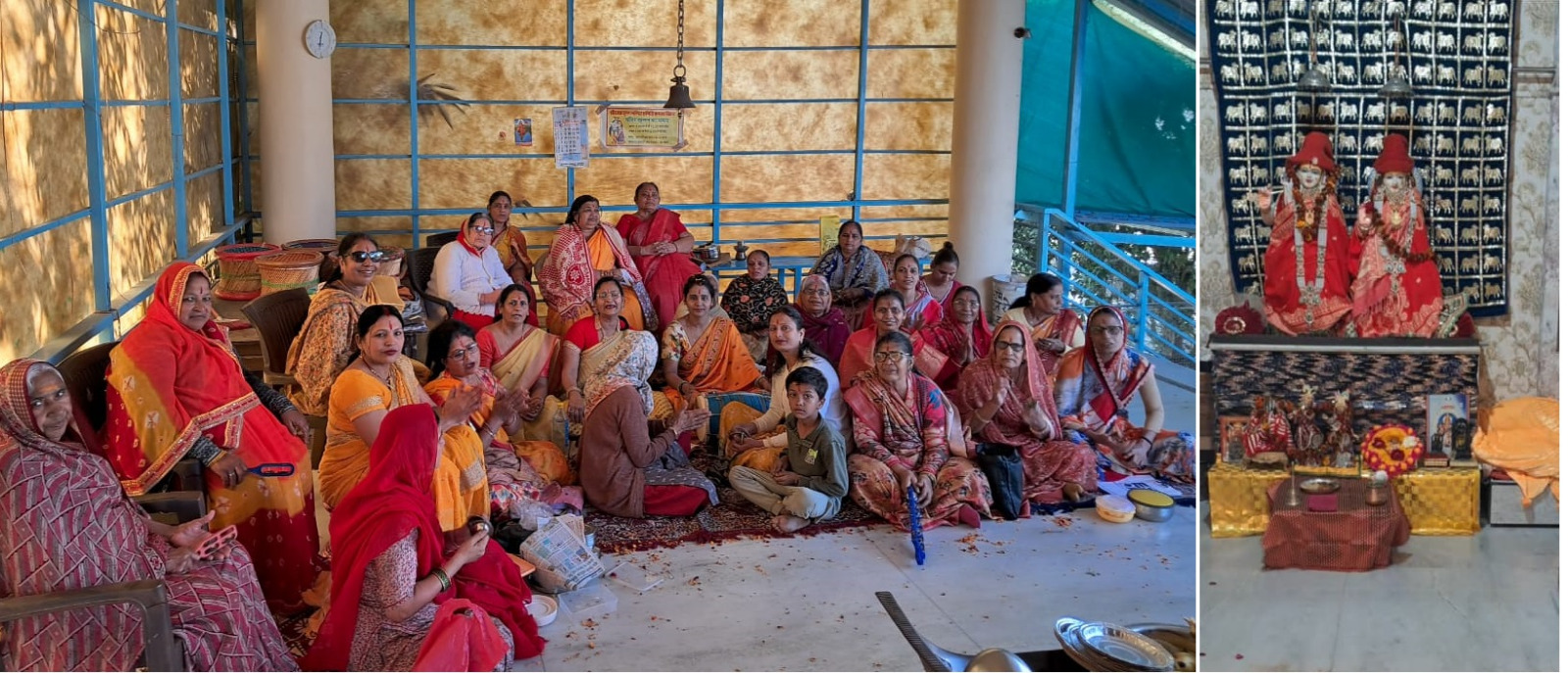 Bhilwara: कमला विहार स्थित राधाकृष्ण मंदिर में श्रद्धा के साथ मनाया पोषबडा महोत्सव
