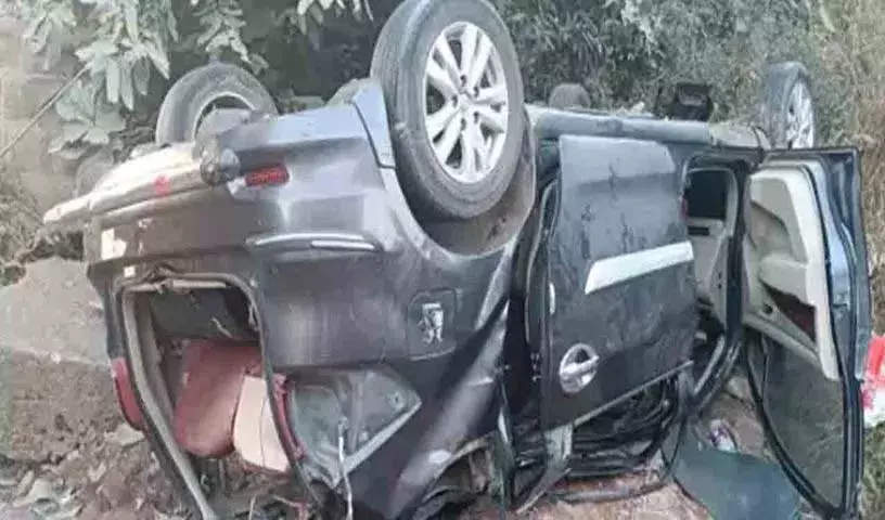 Maharashtra में सड़क हादसे में कुमुरम भीम आसिफाबाद की चार महिलाओं की मौत Maharashtra में सड़क हादसे में कुमुरम भीम आसिफाबाद की चार महिलाओं की मौत
