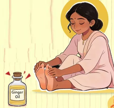 अदरक के तेल से पैरों की मालिश करने से मिलते हैं कई फायदे अदरक के तेल से पैरों की मालिश करने से मिलते हैं कई फायदे