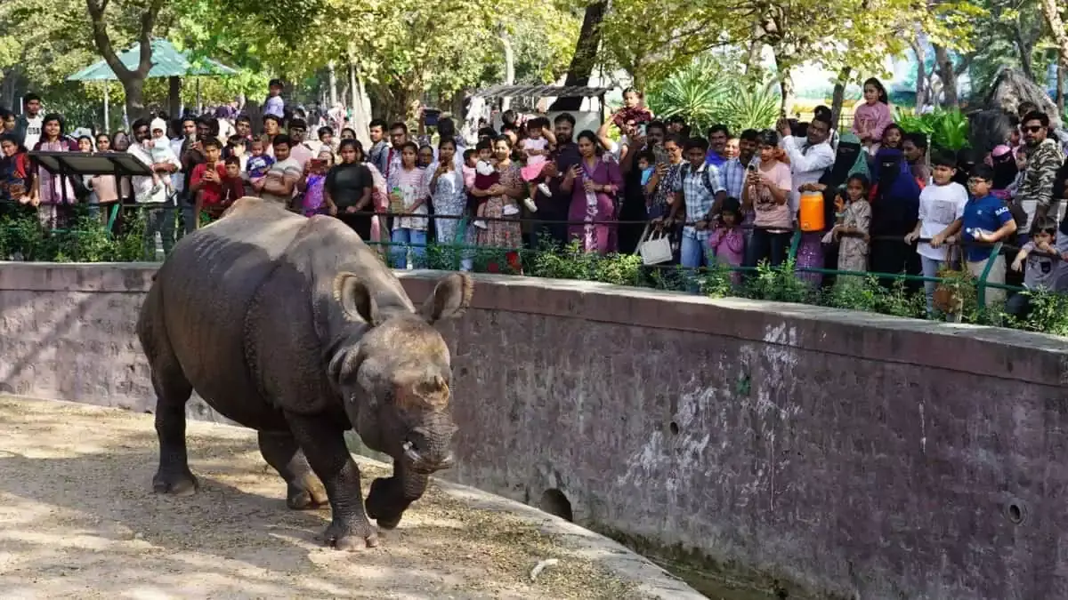 क्रिसमस पर हैदराबाद चिड़ियाघर में 23,000 से ज़्यादा लोगों ने घूमकर नया रिकॉर्ड बनाया