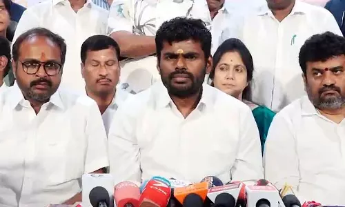 DMK को हराना ही एकमात्र लक्ष्य है: Annamalai DMK को हराना ही एकमात्र लक्ष्य है: Annamalai