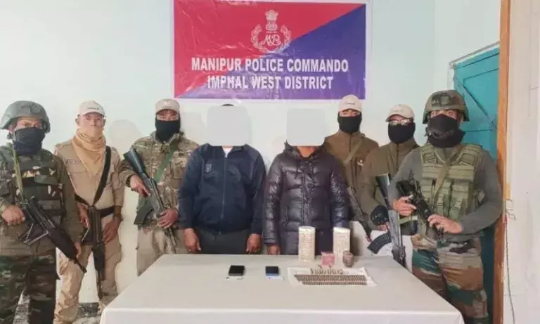 Manipur: अलग-अलग ऑपरेशन में KYKL के दो कैडर गिरफ्तार, मिलिट्री सामान ज़ब्त