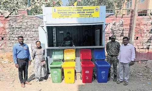 Bengaluru : ब्लैकस्पॉट खत्म करने के लिए गार्बेज कियोस्क लॉन्च किया गया