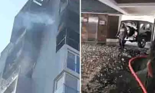 Ranchi: कटहल के पर्ल ऑर्किड अपार्टमेंट में आग लग गई Ranchi: कटहल के पर्ल ऑर्किड अपार्टमेंट में आग लग गई