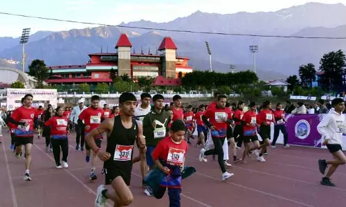 Dharamshala मैराथन कांगड़ा कार्निवल के दूसरे दिन का हिस्सा है
