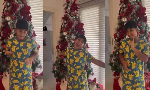 अल्लू अर्जुन के बेटे अल्लू अयान की Christmas Reel स्नेहा रेड्डी द्वारा साझा की गई