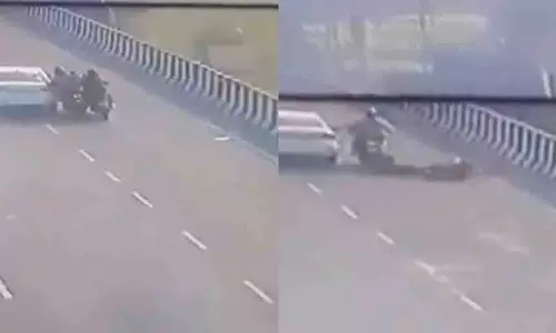 बाइक सवार चोरों ने हाईवे पर अकाउंटेंट से 85 लाख रुपये लूटे बाइक सवार चोरों ने हाईवे पर अकाउंटेंट से 85 लाख रुपये लूटे