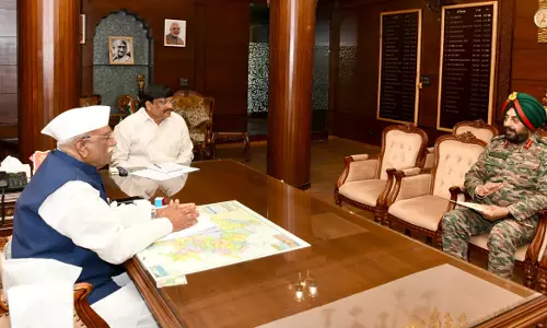 Jaipur: राज्यपाल बागडे से लेफ्टिनेंट जनरल मनजिंदर सिंह ने की शिष्टाचार भेंट