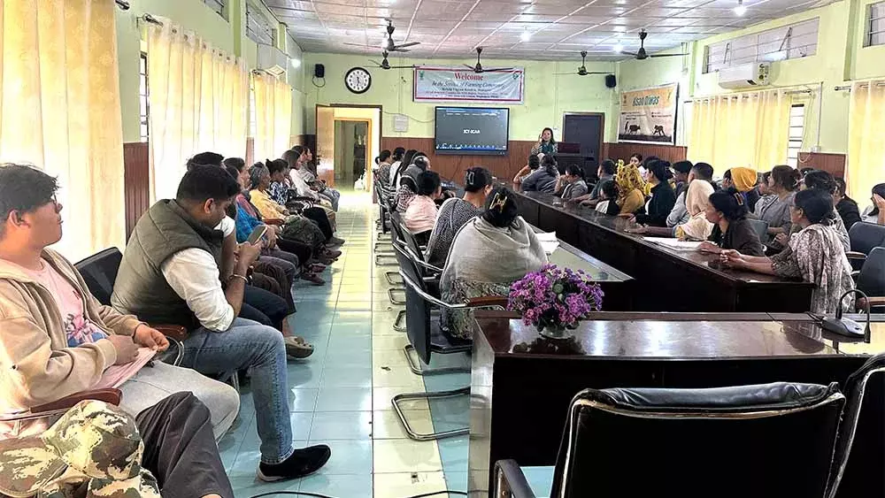 Nagaland : केवीके दीमापुर ने राष्ट्रीय किसान दिवस मनाया।
