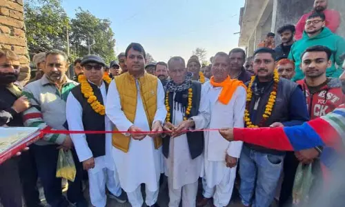 Suresh Sharma ने सड़क परियोजनाओं का उद्घाटन किया