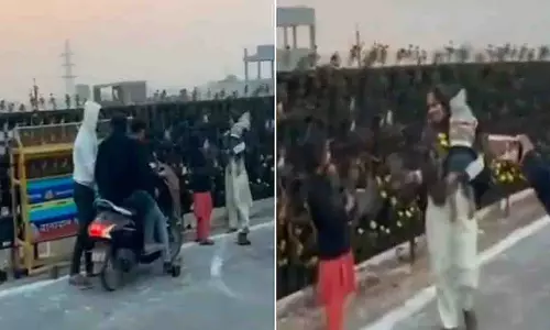 लखनऊ में PM कार्यक्रम के बाद गमले गायब, सिविक सेंस पर उठे सवाल