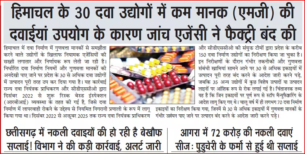 देश में नकली दवा तस्कर-माफिया सक्रिय देश में नकली दवा तस्कर-माफिया सक्रिय