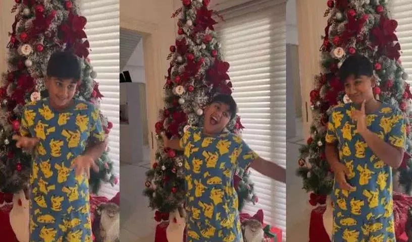 अल्लू अर्जुन के बेटे अल्लू अयान की Christmas Reel स्नेहा रेड्डी द्वारा साझा की गई अल्लू अर्जुन के बेटे अल्लू अयान की Christmas Reel स्नेहा रेड्डी द्वारा साझा की गई