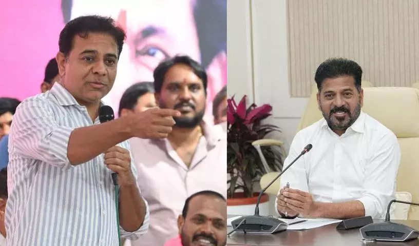 Telangana: केटीआर ने मुख्यमंत्री रेवंत रेड्डी की टालमटोल और हताशा की राजनीति पर उठाए सवाल Telangana: केटीआर ने मुख्यमंत्री रेवंत रेड्डी की टालमटोल और हताशा की राजनीति पर उठाए सवाल