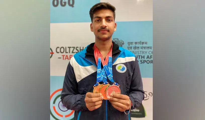 सूरज शर्मा ने नेशनल शूटिंग चैंपियनशिप में सीनियर और जूनियर खिताब जीते