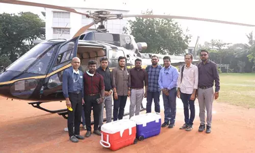 हेलिकॉप्टर से दिल Chennai लाया गया: महाराष्ट्र के युवक का सफल इलाज हुआ