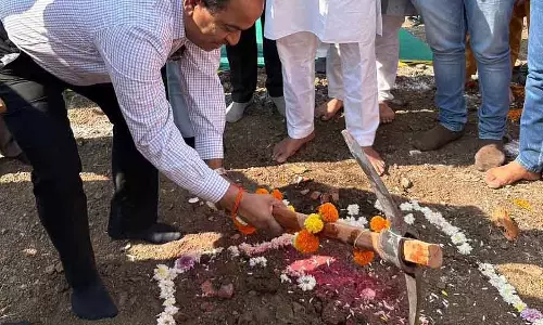 नासिक में ABVP डायमंड जुबली कॉन्फ्रेंस वेन्यू के लिए भूमि पूजन समारोह आयोजित किया गया नासिक में ABVP डायमंड जुबली कॉन्फ्रेंस वेन्यू के लिए भूमि पूजन समारोह आयोजित किया गया