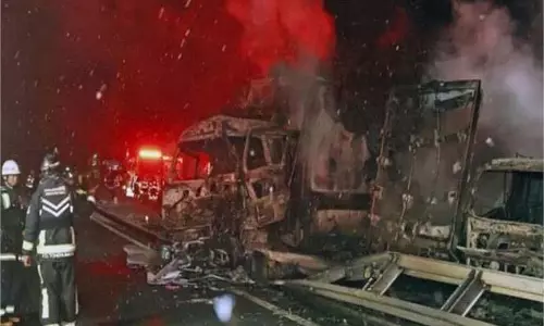 Japan: भीषण सड़क हादसा,   1 की मौत, मची चीख-पुकार