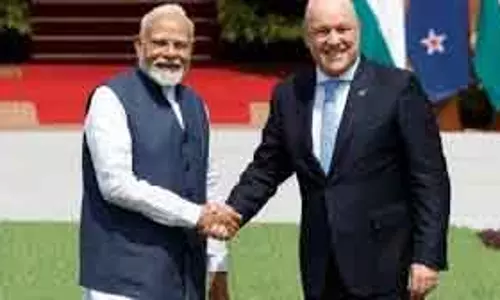India-New Zealand FTA से ज़्यादा नौकरियाँ, इनकम और व्यापार: पीएम लक्सन India-New Zealand FTA से ज़्यादा नौकरियाँ, इनकम और व्यापार: पीएम लक्सन