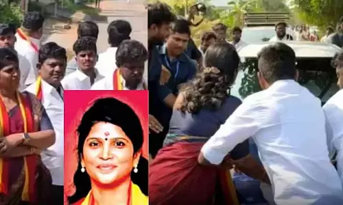 पद से हटाए जाने पर आत्महत्या की कोशिश करने वाले TVK पदाधिकारी को ICU में भर्ती कराया गया पद से हटाए जाने पर आत्महत्या की कोशिश करने वाले TVK पदाधिकारी को ICU में भर्ती कराया गया