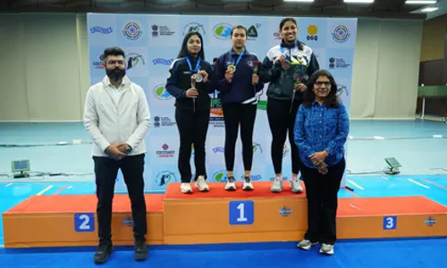 नेशनल शूटिंग चैंपियनशिप: तिलोत्तमा सेन ने 50 मीटर राइफल 3P में गोल्ड जीता नेशनल शूटिंग चैंपियनशिप: तिलोत्तमा सेन ने 50 मीटर राइफल 3P में गोल्ड जीता