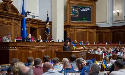 Ukraine : संसद में रेड को लेकर एजेंसी और सिक्योरिटी सर्विस में टकराव।